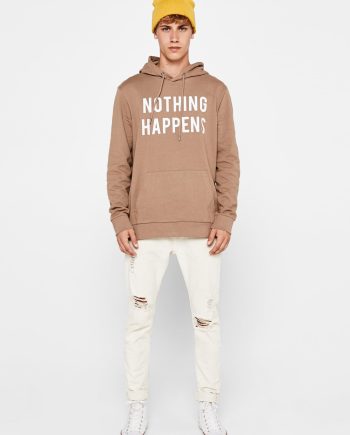 slogan hoodie