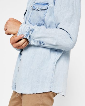 denim overshirt